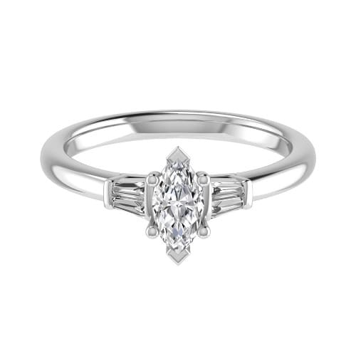 Deloris Natural Diamond 6 Prong  Engagement Ring