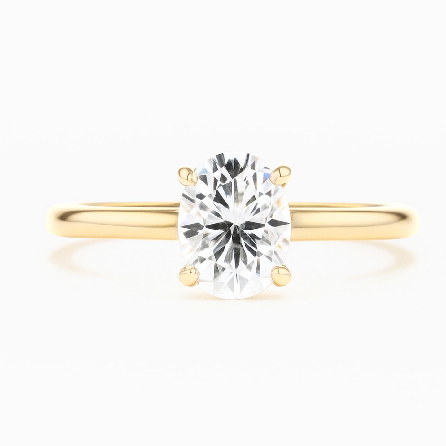 Celisa Natural Diamond 4 Prong  Engagement Ring