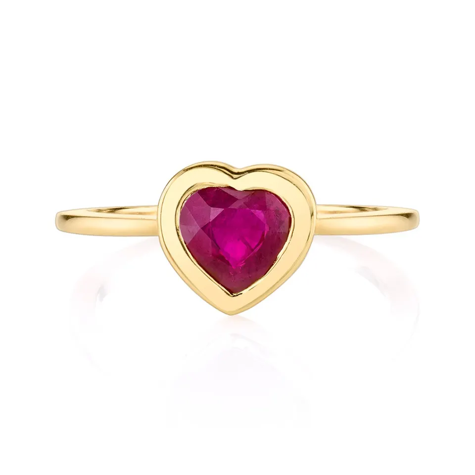 Adrey Natural Ruby  Engagement Ring