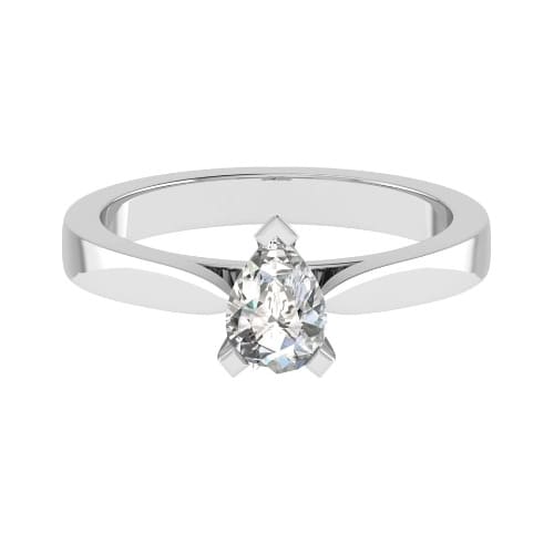 Iniya Natural Diamond 3 Prong  Engagement Ring