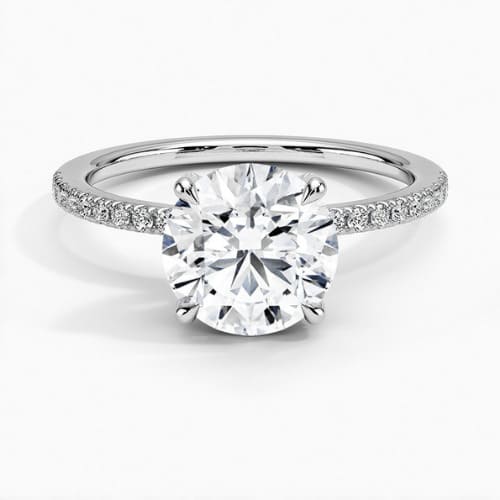 Chiquita Natural Diamond 4 Prong  Engagement Ring