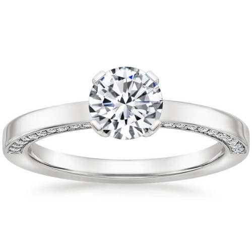 Cambree Natural Diamond 4 Prong Set  Engagement Ring