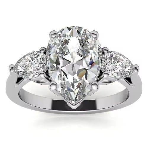 Dameta Natural 4 Prong  Diamond Ring