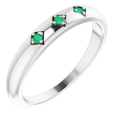 Brisa Emerald  Engagement Ring