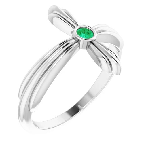 Oriah Emerald  Engagement Ring