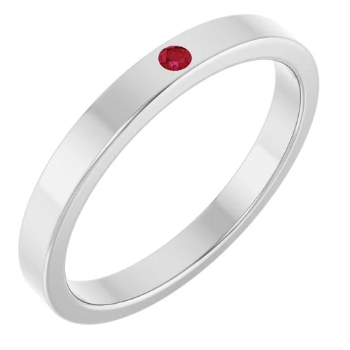 Kamila Natural Ruby  Engagement Ring