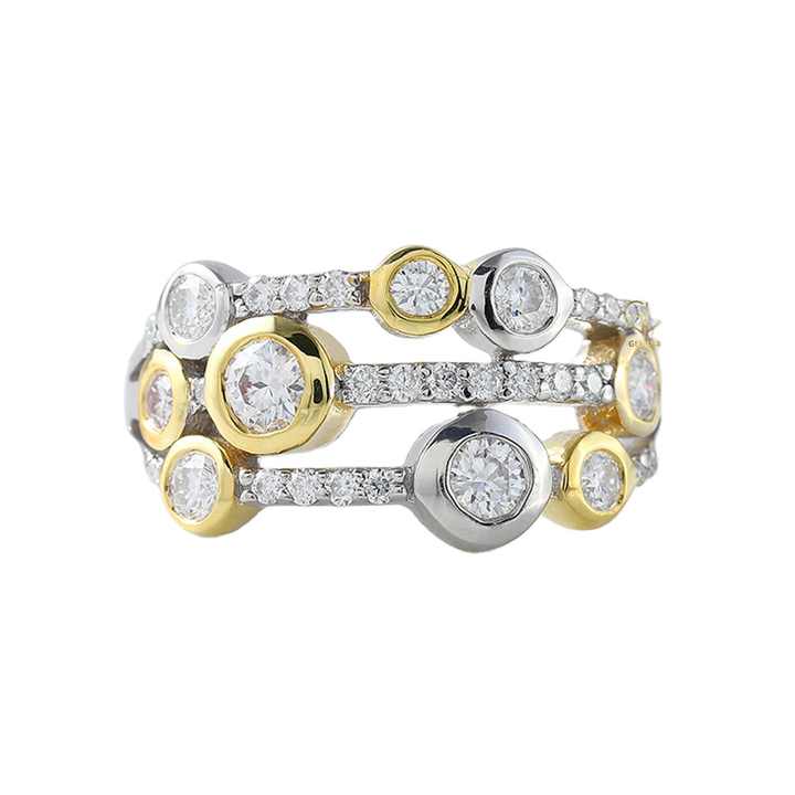 Pecola Natural Bezel Set  Diamond Ring