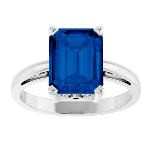 Arykah Blue Sapphire  Engagement Ring