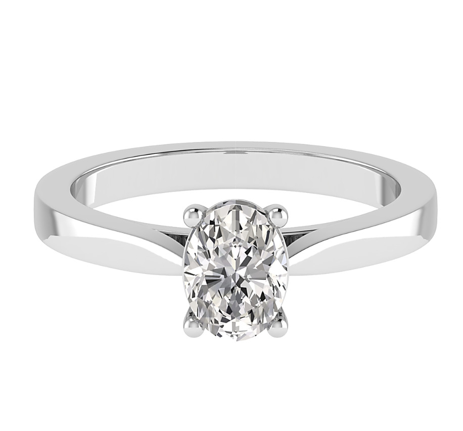 Cerena Natural 4 Prong Diamond Ring