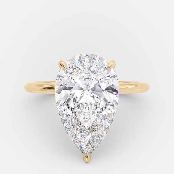 Angelina Natural Diamond  Engagement Ring
