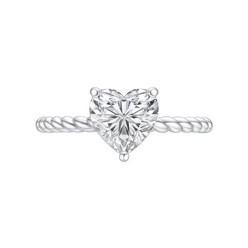 Sherloin Natural Diamond 3 Prong Engagement Ring