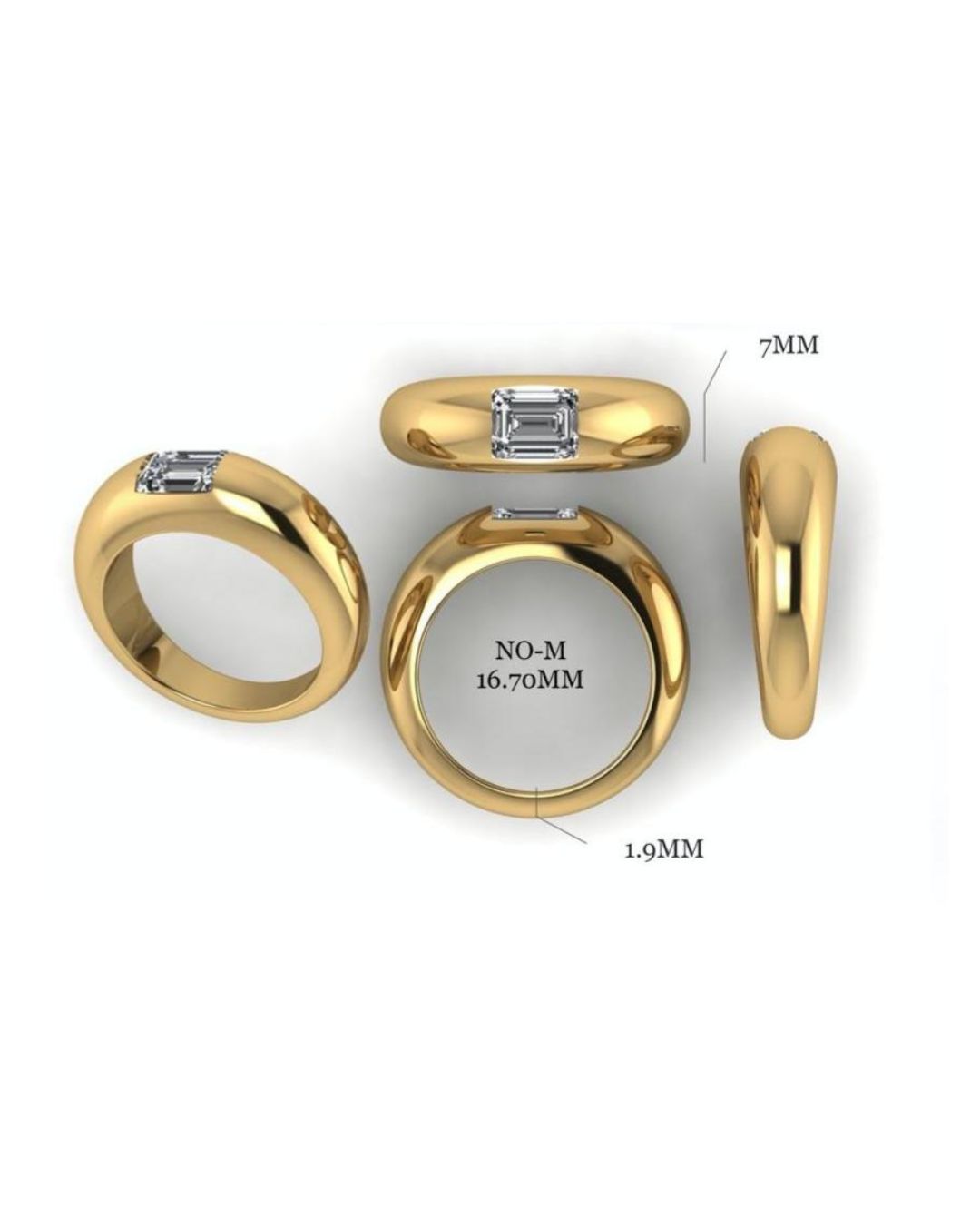 Brania Natural BZ Diamond Ring