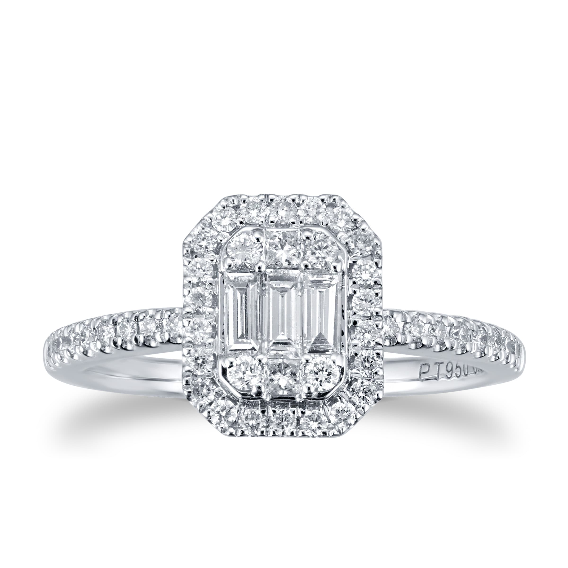 Smita Lab-Created Prong Set Diamond Ring