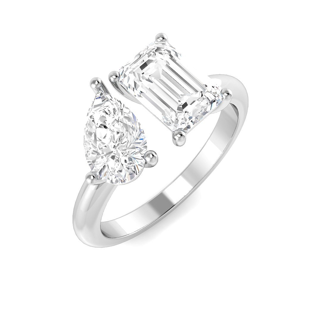 Naira Lab-Created Prong Set Diamond Ring
