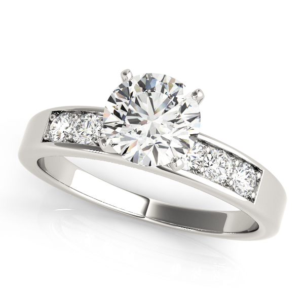 Zayed Lab-Created Diamond 4 Prong Setting Engagement Ring