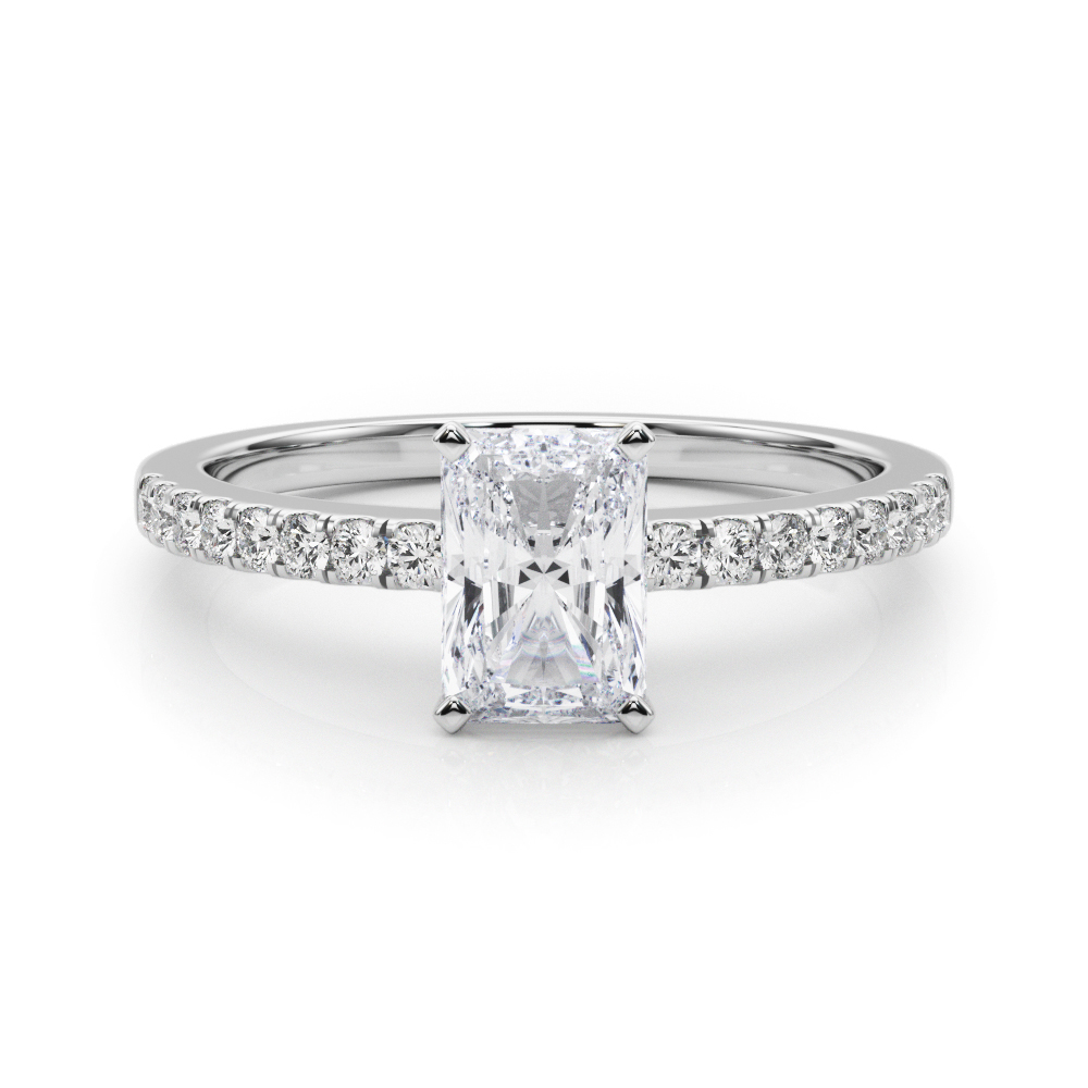 Creeda Natural Diamond 4 Prong Engagement Ring