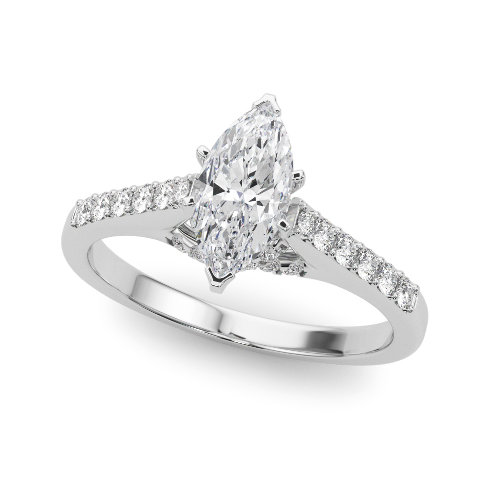 Zebadiah Lab-Created Diamond 6 Prong Setting Engagement Ring