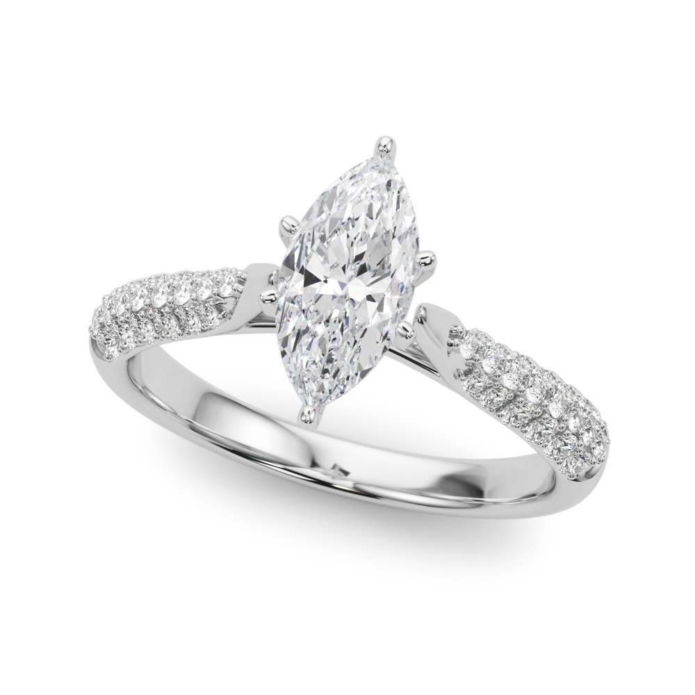 Zaelyn Lab-Created Diamond 4 Prong Setting Engagement Ring