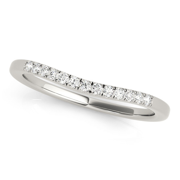 Xylo Natural Diamond Pave Setting  Wedding Ring