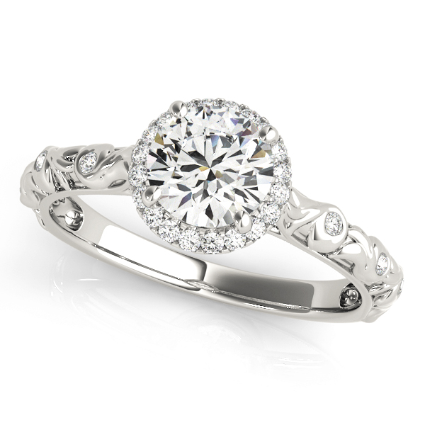 Serah Natural Diamond 4 Prong Engagement Ring