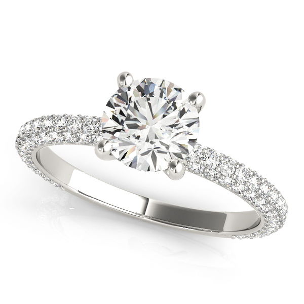 Zuniarah Lab-Created Diamond 4 Prong Setting Engagement Ring