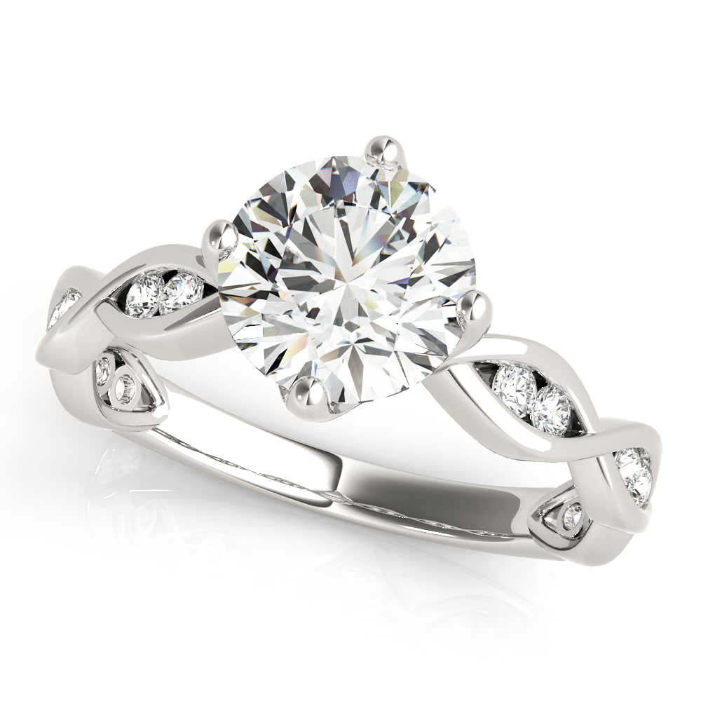 Zharia Lab-Created Diamond 4 Prong Setting Engagement Ring
