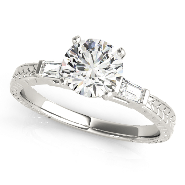 Yasmina Natural Diamond 4 Prong Set Engagement Ring