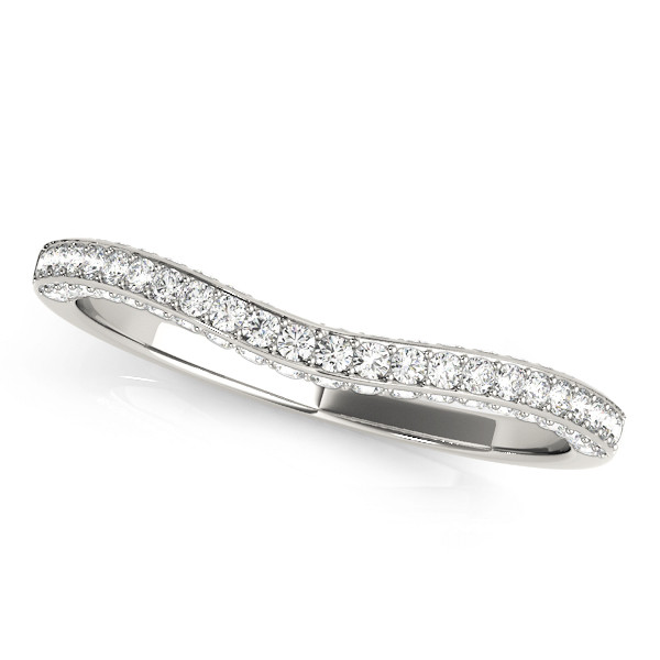 Xanthus Lab-Created Diamond Pave Setting  Wedding Ring
