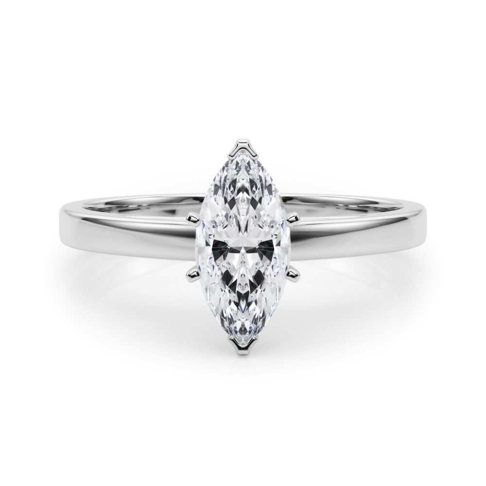 Allena Lab-Created 5 Prong  Diamond Ring
