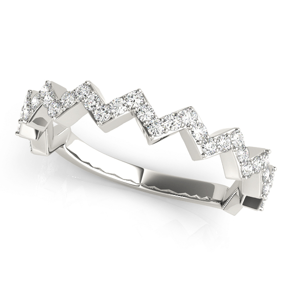 Aldrena Lab-Created Diamond Pave set  Wedding Ring