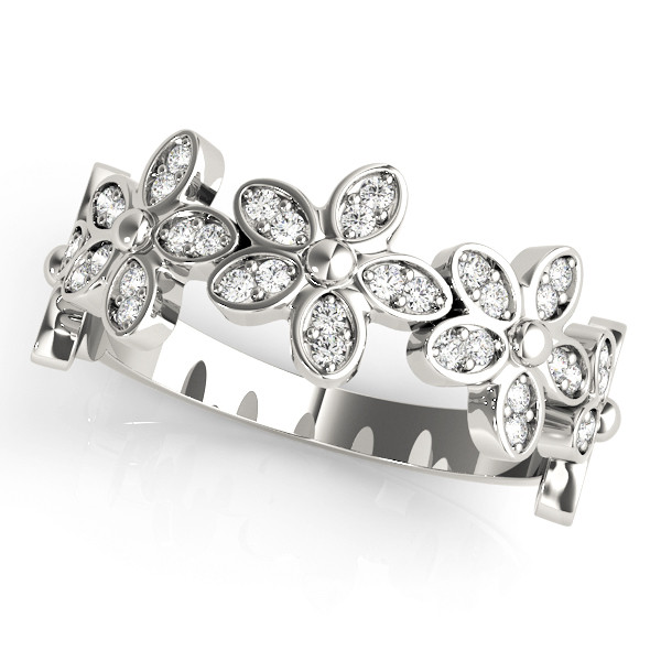 Giftlin Natural Diamond Pave set  Wedding Ring