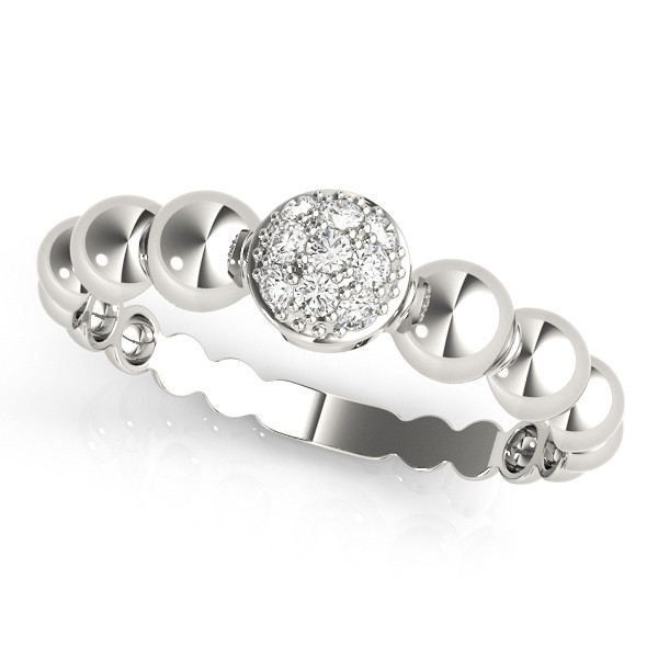 Albreta Natural Diamond Pave set  Wedding Ring