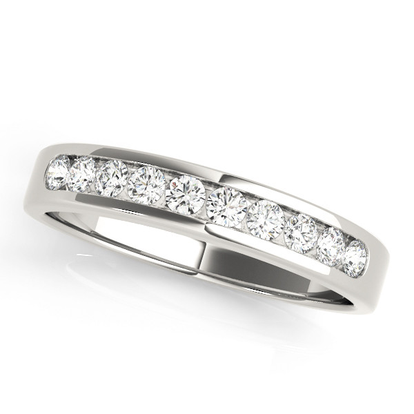Emmett Natural Channel-Set  Diamond Ring