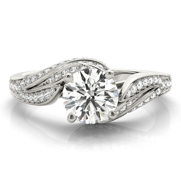 Dalfin Lab-Created 4 Prong Set Diamond Ring