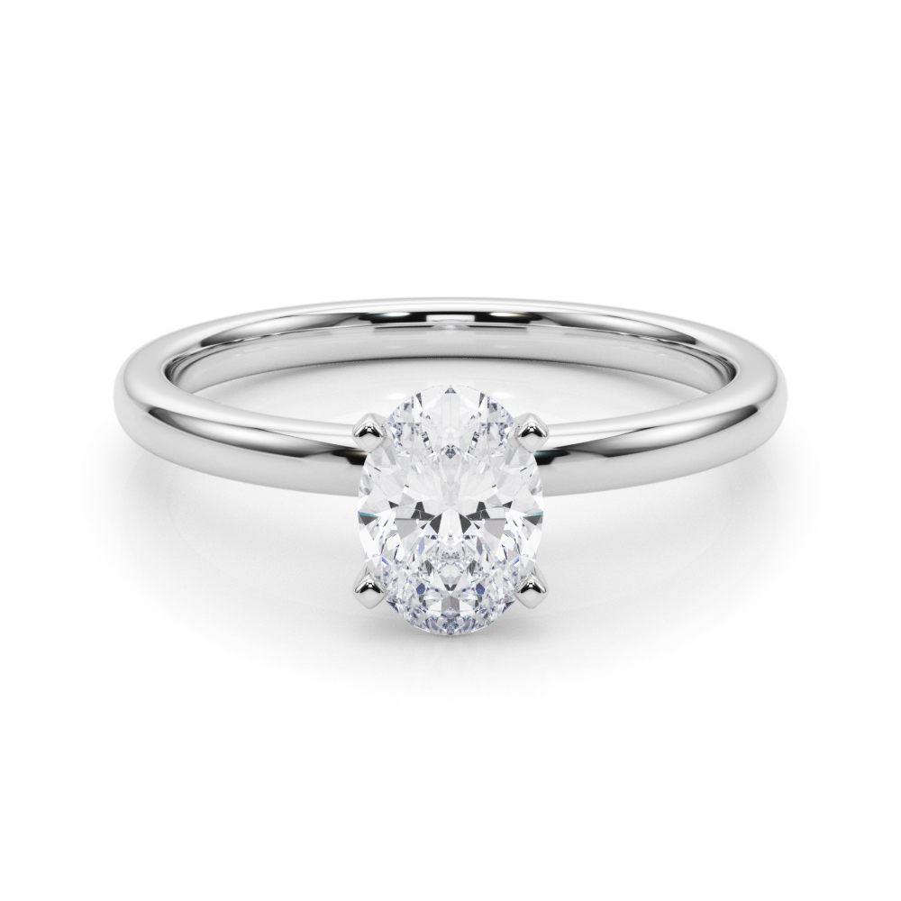 Oliva Lab-Created 4 Prong  Diamond Ring