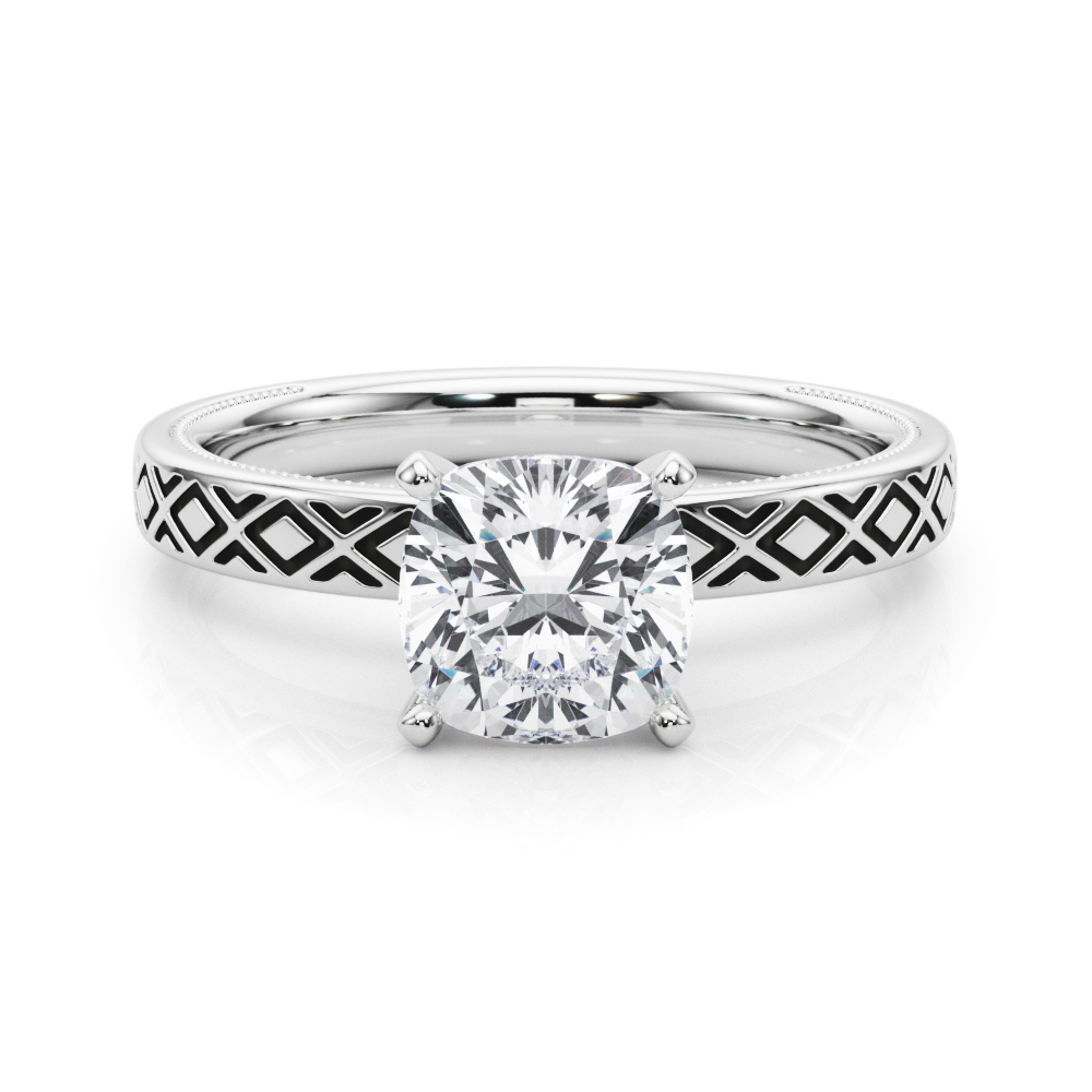 Olenna Lab-Created 4 Prong  Diamond Ring