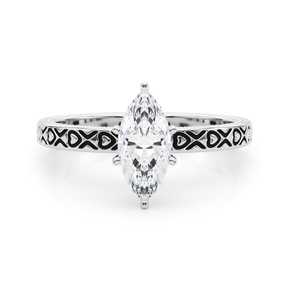 Ostara Lab-Created 6 Prong  Diamond Ring