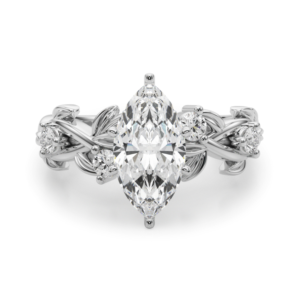 Loretta Natural 6 Prong Set Diamond Ring