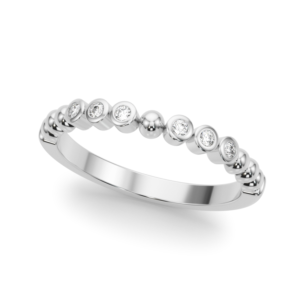Blessina Natural Bezel set Diamond Ring