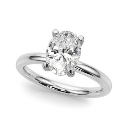 Odella Natural Diamond 4 Prong  Engagement Ring