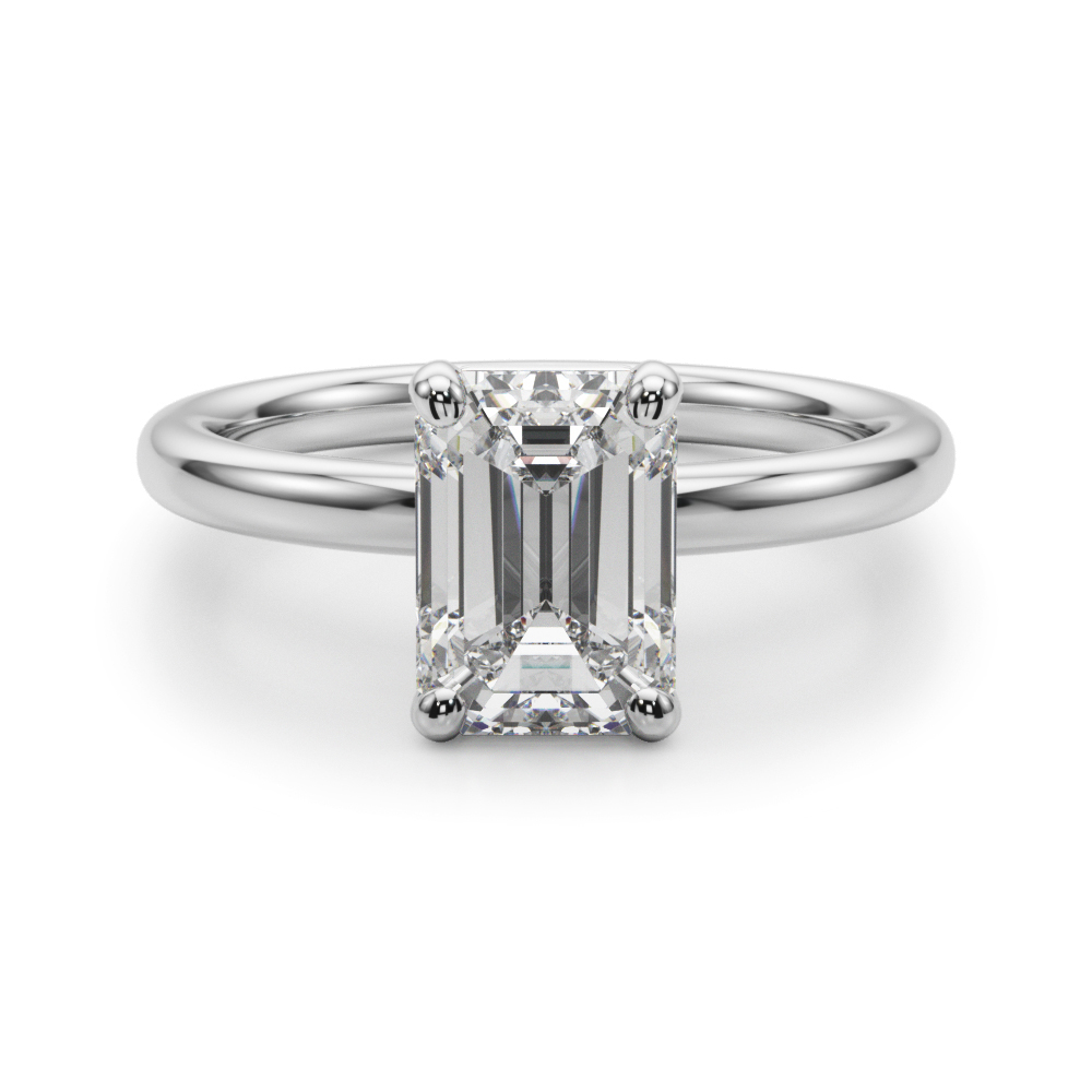 Odierne Natural Diamond 4 Prong  Engagement Ring