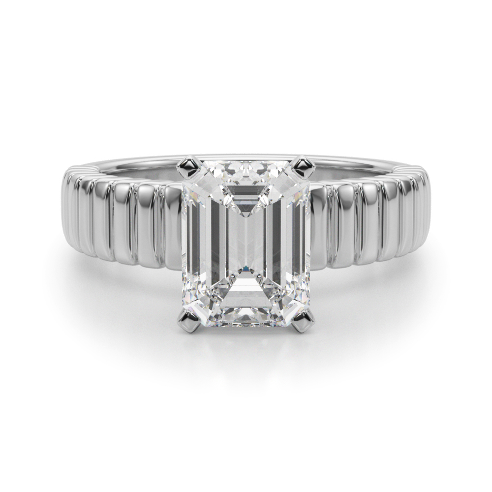 Everin Lab-Created 4 Prong  Diamond Ring