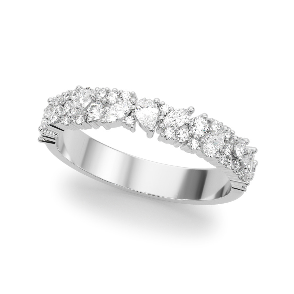 Natural Prong-Set Diamond Ring