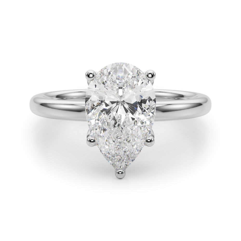 Firzota Lab-Created 5 Prong Set Diamond Ring