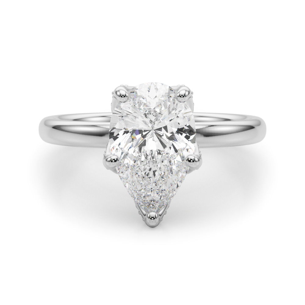 Gladina Natural Diamond 5 Prong Engagement Ring