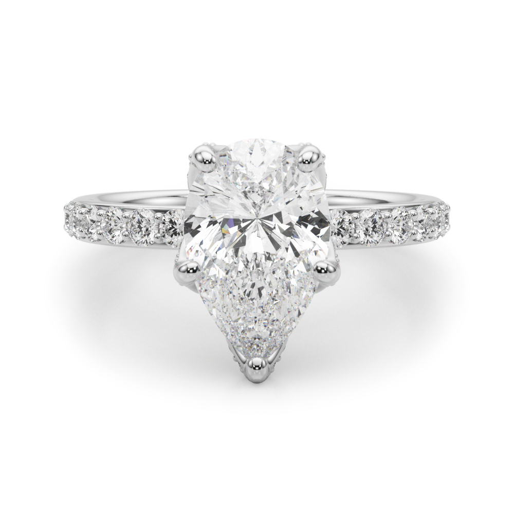 Filora Natural Diamond 5 Prong Engagement Ring