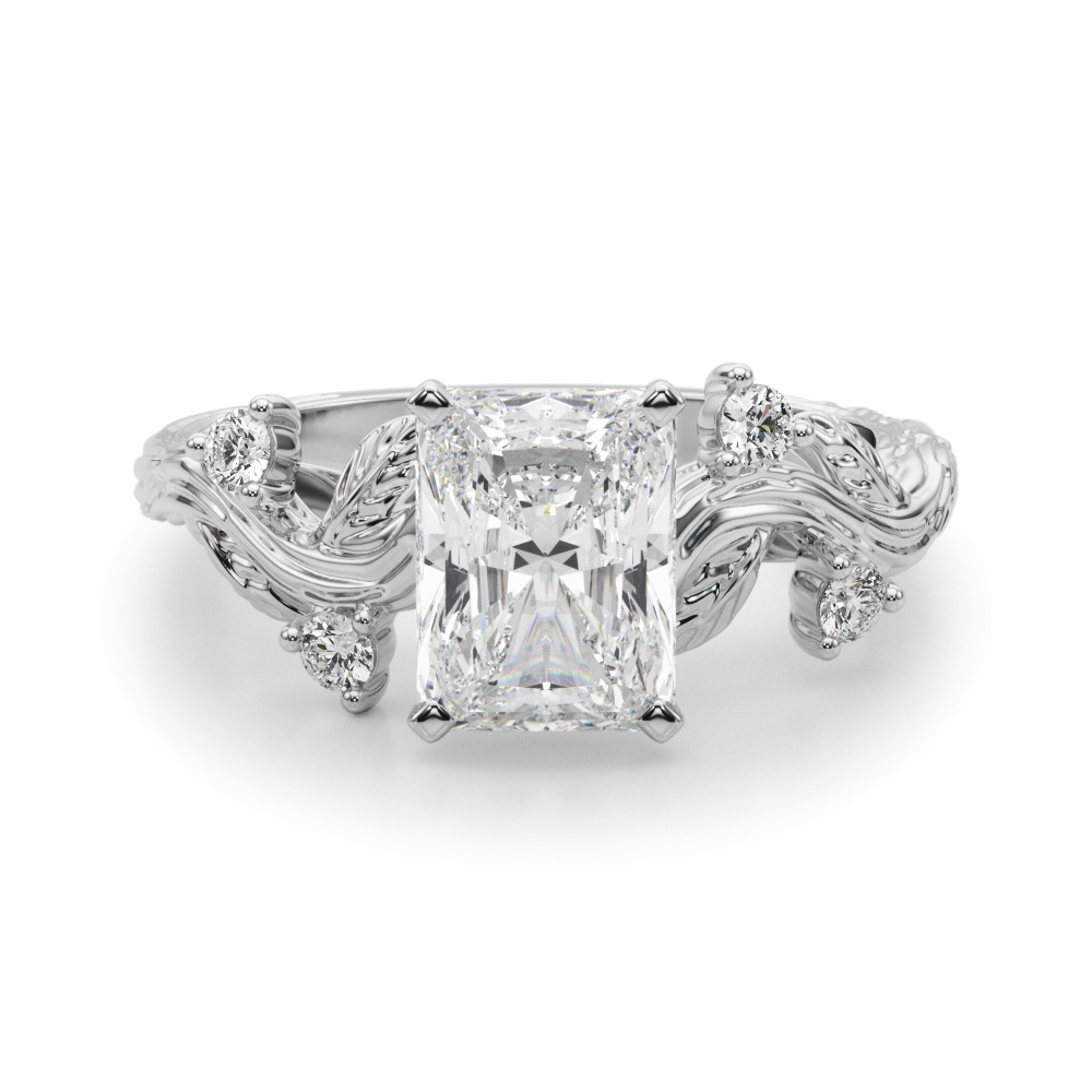 Lijitha Natural 4 Prong Set Diamond Ring