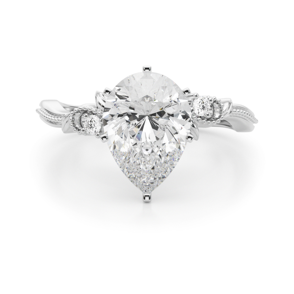 Lorettha Natural 6 Prong Set Diamond Ring