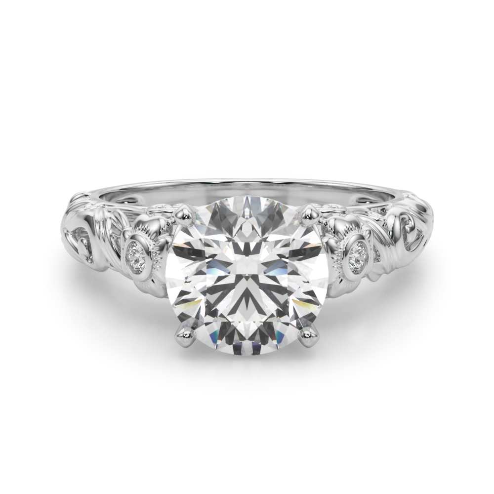 Dafna Natural 4 Prong Set Diamond Ring