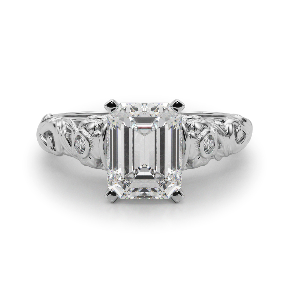 Dafna Natural 4 Prong Set Diamond Ring